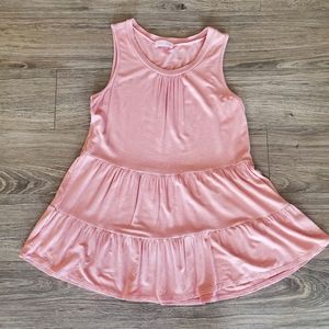 Pink Lily Tiered Tank‎ Top
